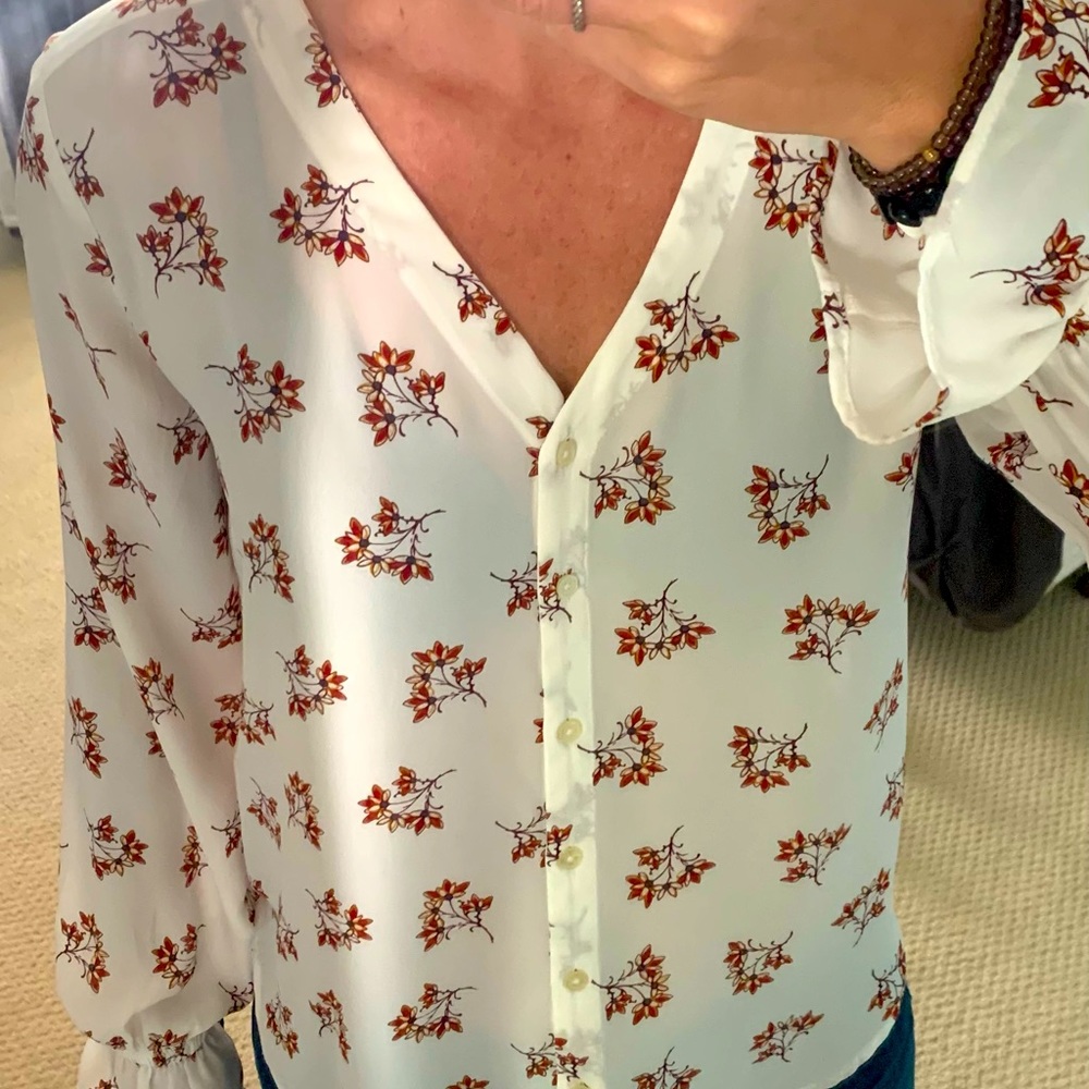 Long sleeve blouse